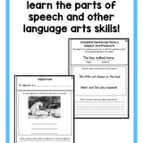 First Grade Grammar Workbook {My Grammar Reference and Practice Book} - learning-at-the-primary-pond