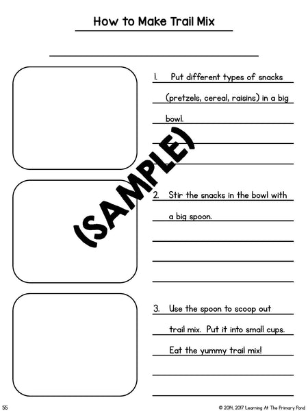 First Grade How-To Writing Lessons {1st Grade Writing Workshop Unit 3} - learning-at-the-primary-pond