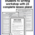 First Grade Informational Writing Lessons {1st Grade Writing Workshop Unit 6} - learning-at-the-primary-pond