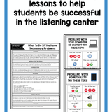 First Grade Listening Center Supplementary Materials - learning-at-the-primary-pond