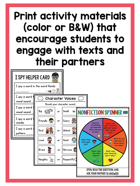 First Grade Literacy Centers Bundle {Literacy Centers That Work Series} - learning-at-the-primary-pond