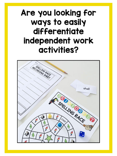 First Grade Literacy Centers Bundle {Literacy Centers That Work Series} - learning-at-the-primary-pond