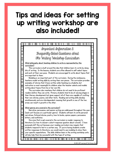 First Grade Narrative Writing Lessons {1st Grade Writing Workshop Unit 5} - learning-at-the-primary-pond