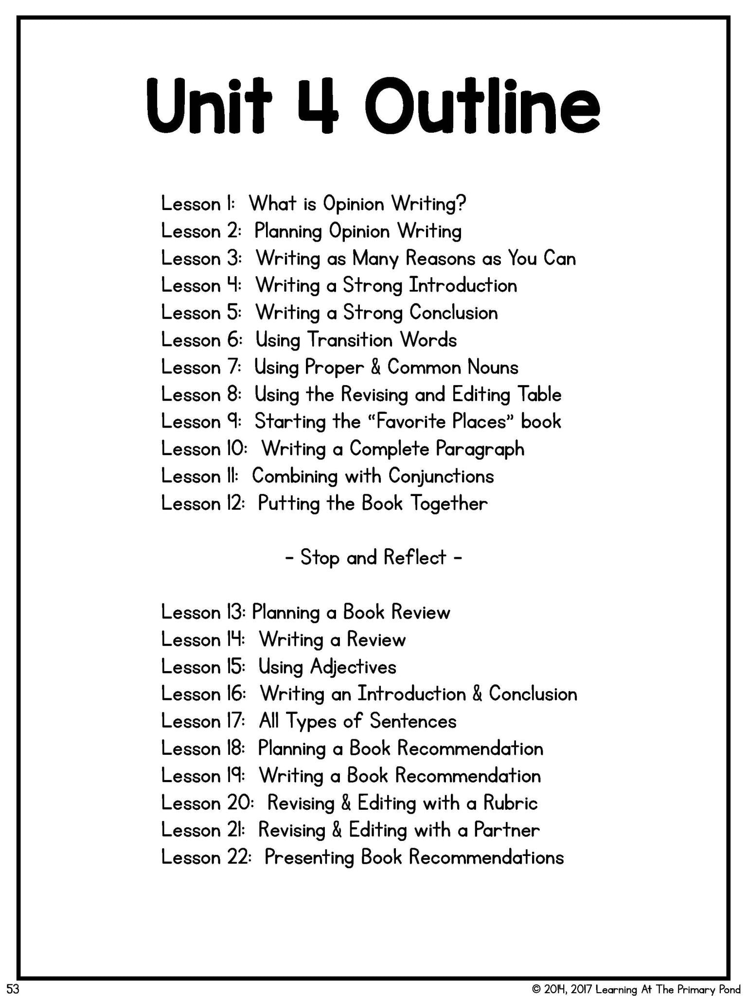 First Grade Opinion Writing Lessons {1st Grade Writing Workshop Unit 4 ...