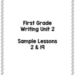 First Grade Personal Narrative Writing Lessons {1st Grade Writing Workshop Unit 2} - learning-at-the-primary-pond