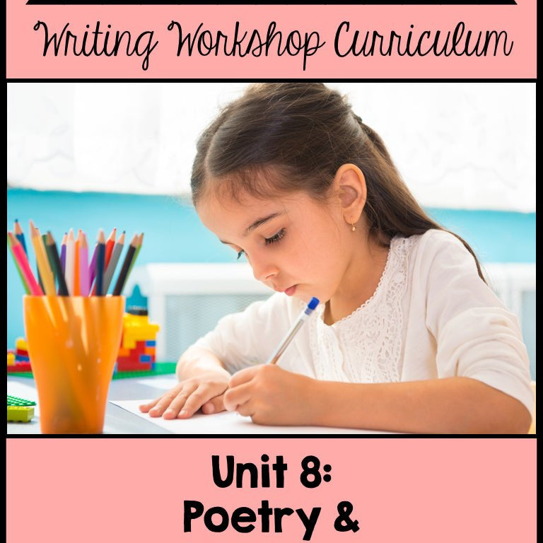 First Grade Poetry Writing Lessons {1st Grade Writing Workshop Unit 8} - learning-at-the-primary-pond
