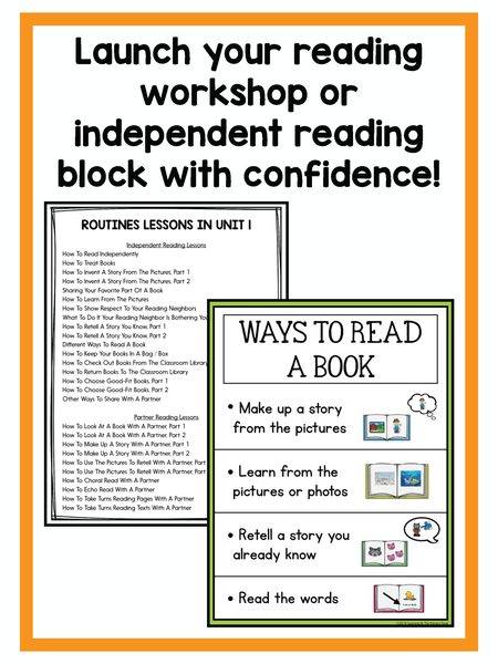 First Grade Reading Workshop BUNDLE of Shared Reading Lessons - learning-at-the-primary-pond