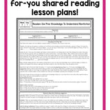 First Grade Shared Reading Lessons for Reading Workshop: Unit 3 - learning-at-the-primary-pond