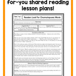 First Grade Shared Reading Lessons for Reading Workshop: Unit 7 - learning-at-the-primary-pond