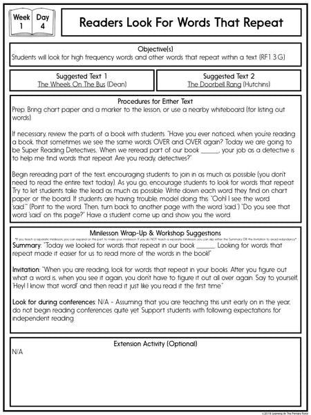 First Grade Writing Workshop & Reading Workshop Mega Bundle - learning-at-the-primary-pond
