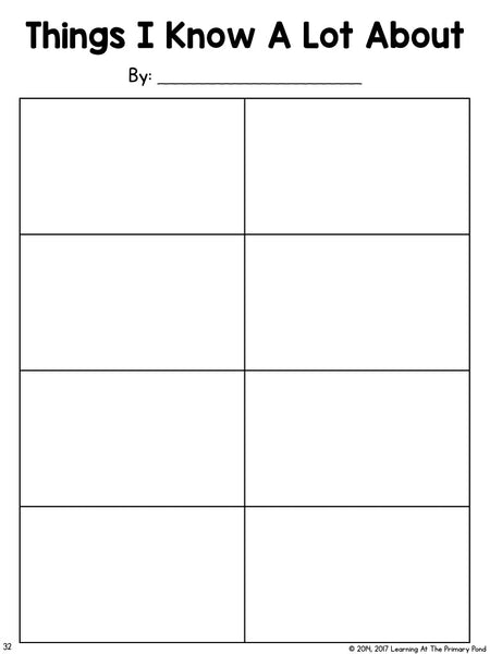 First Grade Writing Workshop & Reading Workshop Mega Bundle - learning-at-the-primary-pond