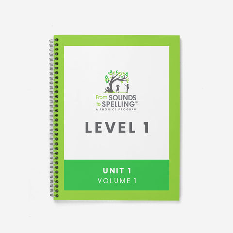 From Sounds to Spelling®️ Spiral Bound Teacher Masters (Hard Copy): Level 1, Unit 1, Volume 1 - learning-at-the-primary-pond