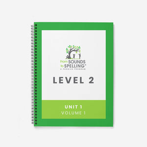 From Sounds to Spelling®️ Spiral Bound Teacher Masters (Hard Copy): Level 2, Unit 1, Volume 1 - learning-at-the-primary-pond