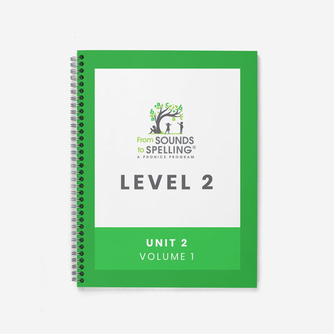 From Sounds to Spelling®️ Spiral Bound Teacher Masters (Hard Copy): Level 2, Unit 2, Volume 1 - learning-at-the-primary-pond