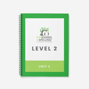 From Sounds to Spelling®️ Spiral Bound Teacher Masters (Hard Copy): Level 2, Unit 3 - learning-at-the-primary-pond