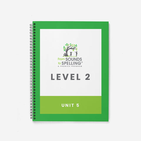 From Sounds to Spelling®️ Spiral Bound Teacher Masters (Hard Copy): Level 2, Unit 5 - learning-at-the-primary-pond