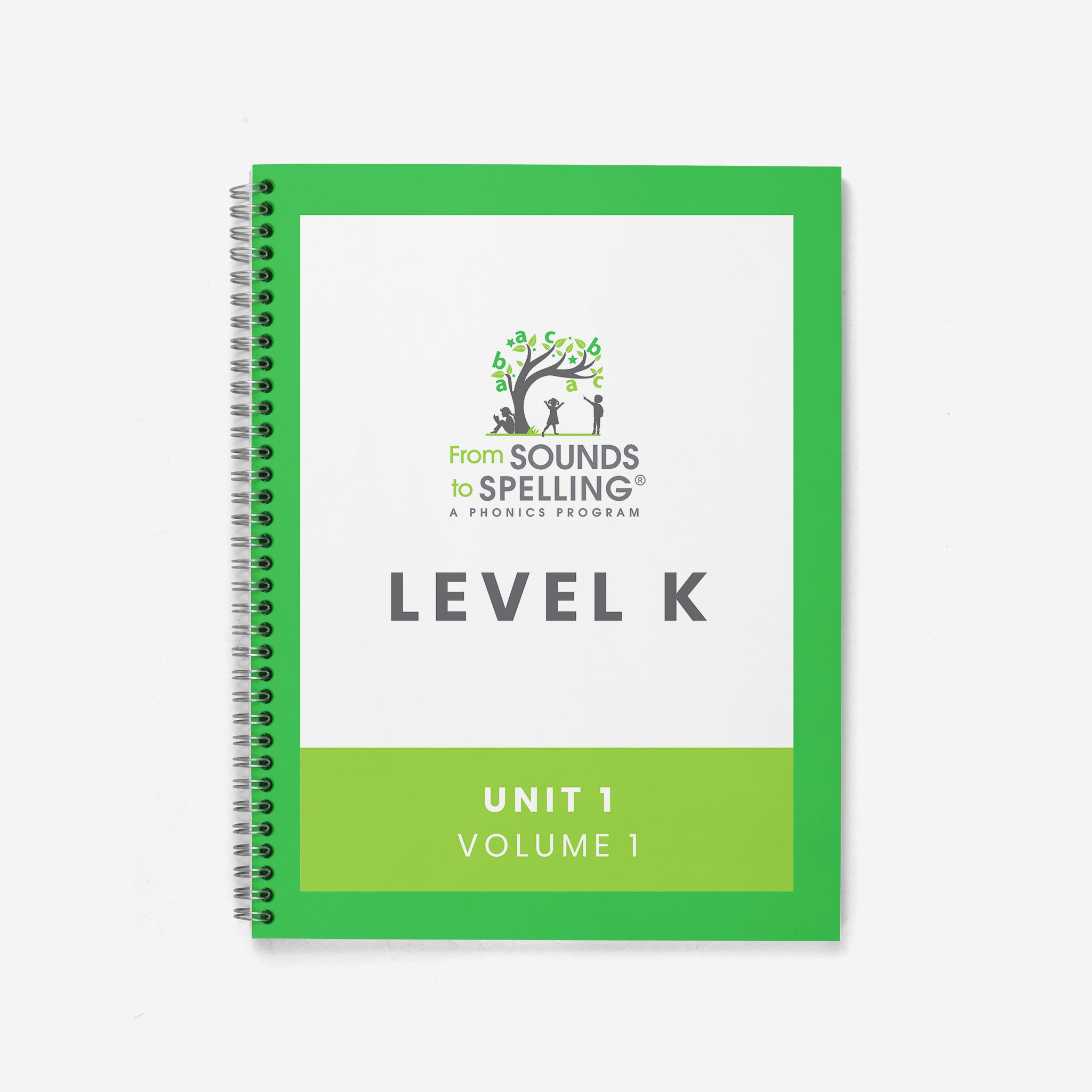 From Sounds to Spelling®️ Spiral Bound Teacher Masters (Hard Copy): Level K, Unit 1, Volume 1 - learning-at-the-primary-pond