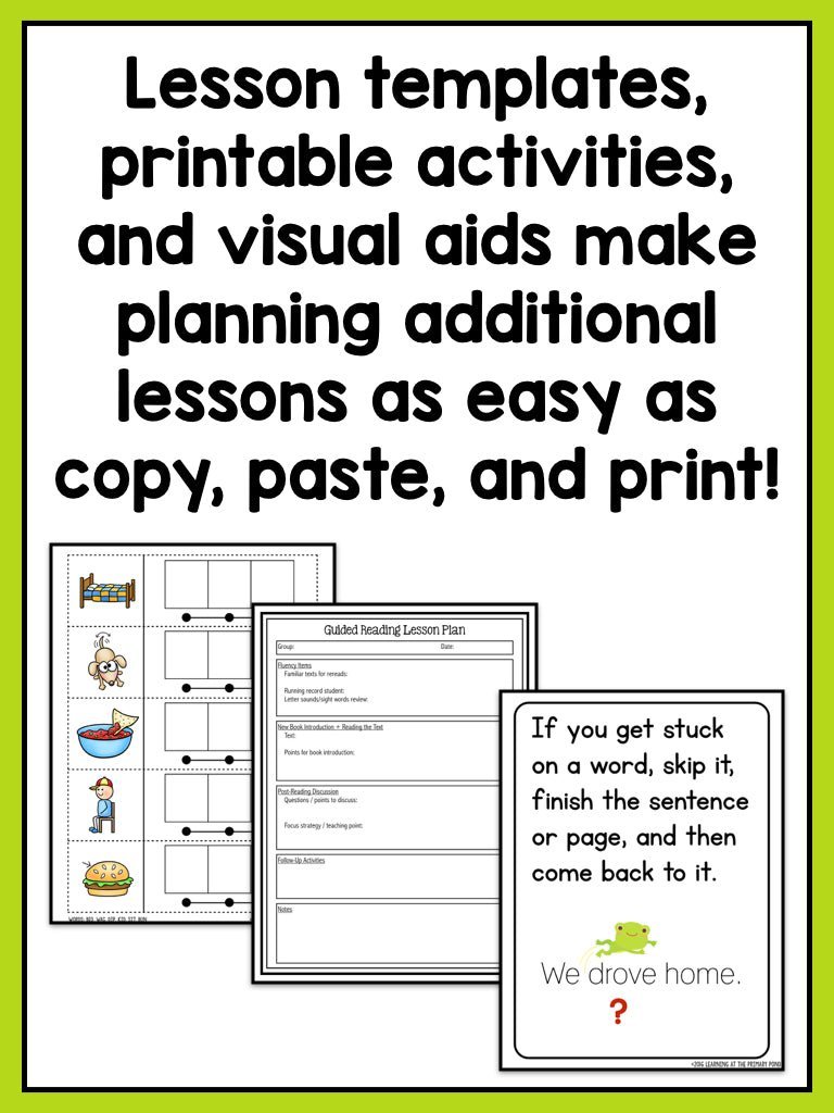 Guided Reading Activities and Lesson Plans for Level C - learning-at-the-primary-pond
