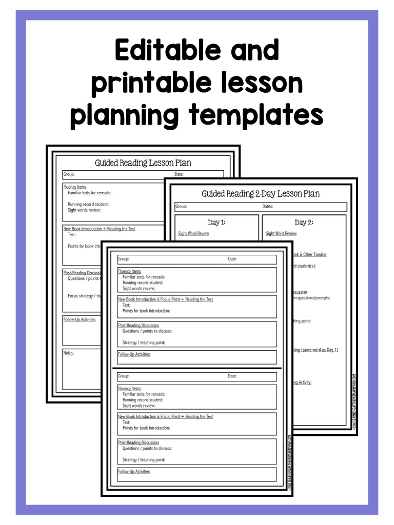 Guided Reading Activities and Lesson Plans for Level E - learning-at-the-primary-pond