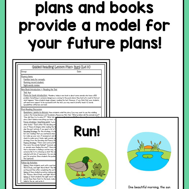 Guided Reading Activities and Lesson Plans for Level H - learning-at-the-primary-pond