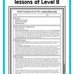 Guided Reading Activities and Lesson Plans - Levels A, B, and C BUNDLE - learning-at-the-primary-pond