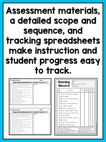 Guided Reading Activities and Lesson Plans - Levels A, B, and C BUNDLE - learning-at-the-primary-pond