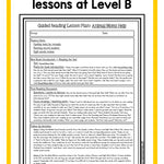 Guided Reading Activities and Lesson Plans - Levels A Through D BUNDLE - learning-at-the-primary-pond
