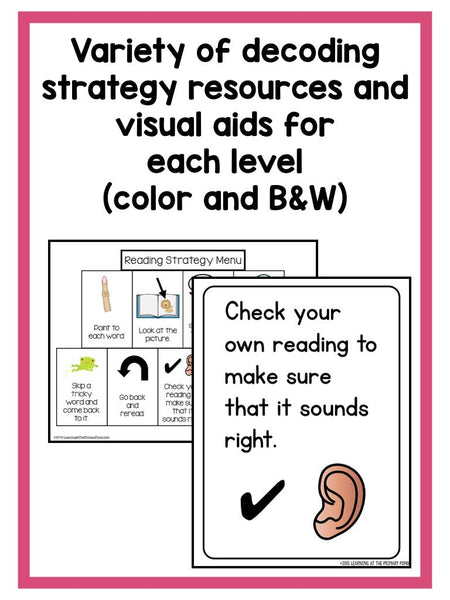 Guided Reading Activities and Lesson Plans - Levels A Through E BUNDLE - learning-at-the-primary-pond