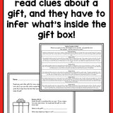 Inferring Activities | Holiday Gift Theme | Inferences Worksheets - learning-at-the-primary-pond