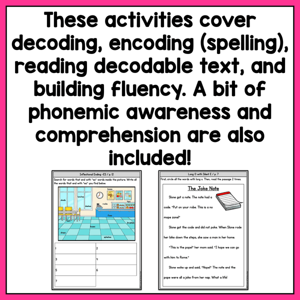 K-2 Phonics-Based Reading Intervention Packs Bundle - learning-at-the-primary-pond