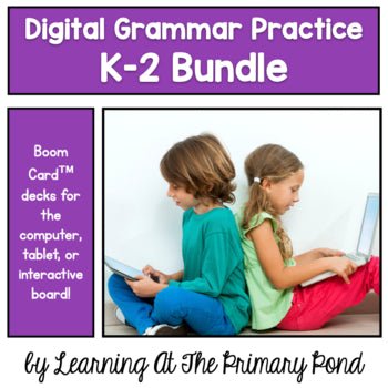 Kindergarten, 1st Grade, & 2nd Grade Grammar Games - learning-at-the-primary-pond