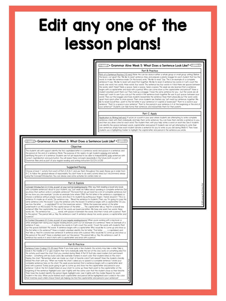 Kindergarten Grammar Alive - learning-at-the-primary-pond