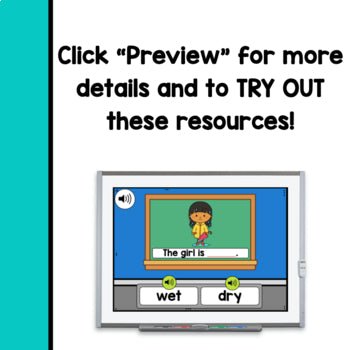Kindergarten Grammar Games (BoomCards™) - learning-at-the-primary-pond