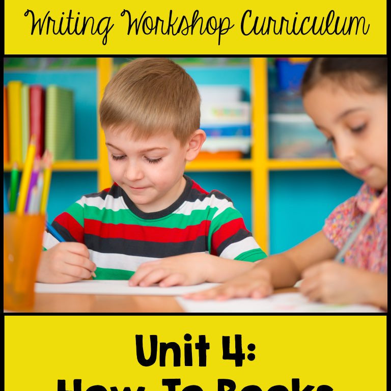 Kindergarten How-To Writing Lessons {Kinder Writing Workshop Unit 4} - learning-at-the-primary-pond