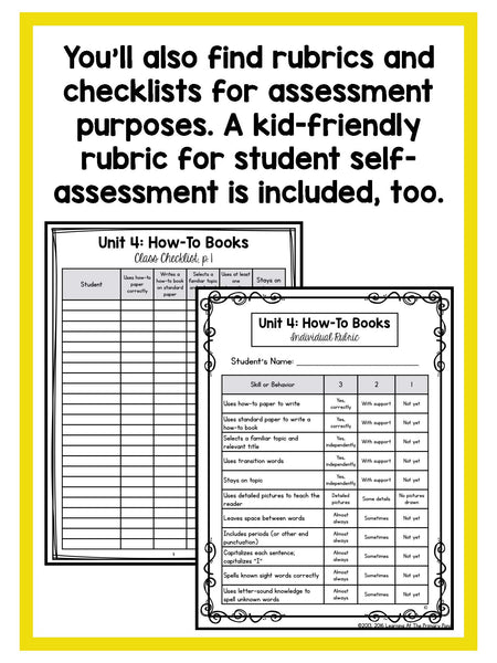 Kindergarten How-To Writing Lessons {Kinder Writing Workshop Unit 4} - learning-at-the-primary-pond