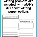 Kindergarten Narrative Writing Prompts For Differentiation - learning-at-the-primary-pond