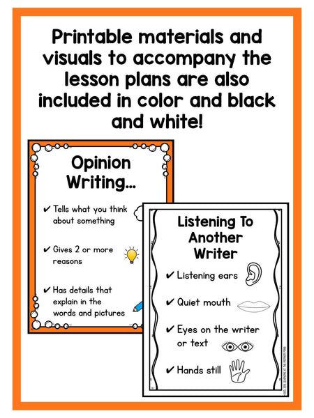 Kindergarten Opinion Writing Lessons {Kinder Writing Workshop Unit 5} - learning-at-the-primary-pond