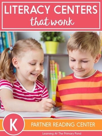 Kindergarten Partner Reading Center Activities - learning-at-the-primary-pond