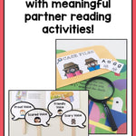 Kindergarten Partner Reading Center Activities - learning-at-the-primary-pond