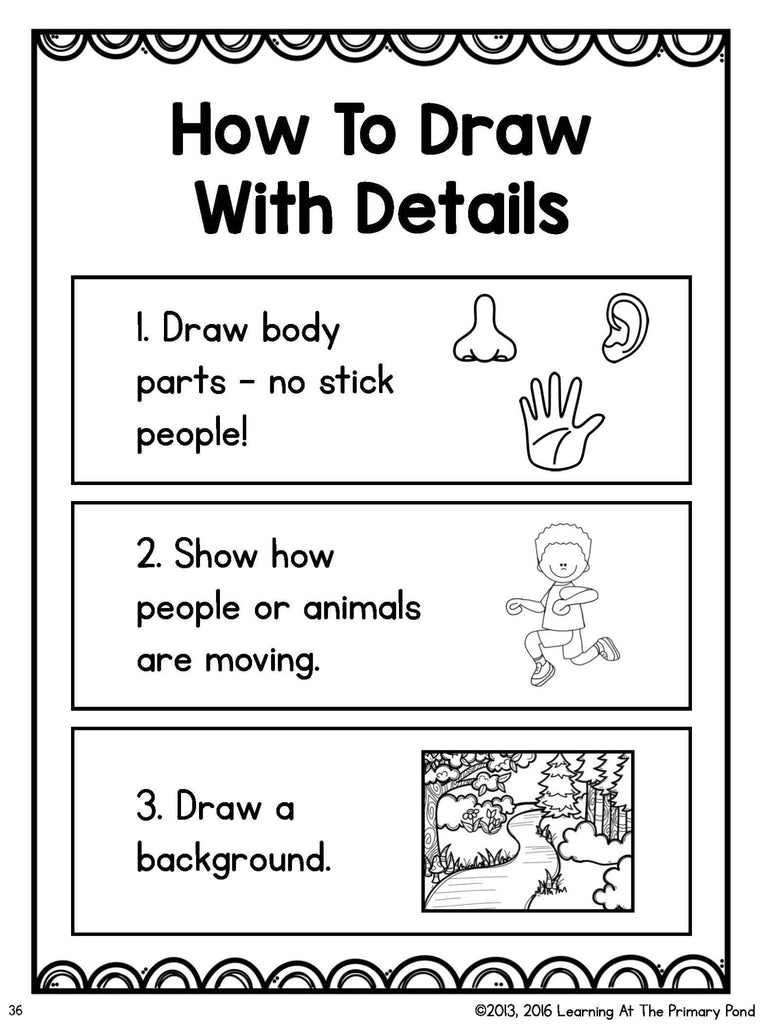 Draw * Write * Now Books - Kindergarten Kindergarten