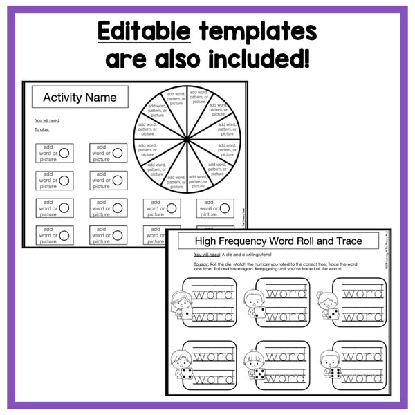 Kindergarten Solo Literacy Centers - learning-at-the-primary-pond