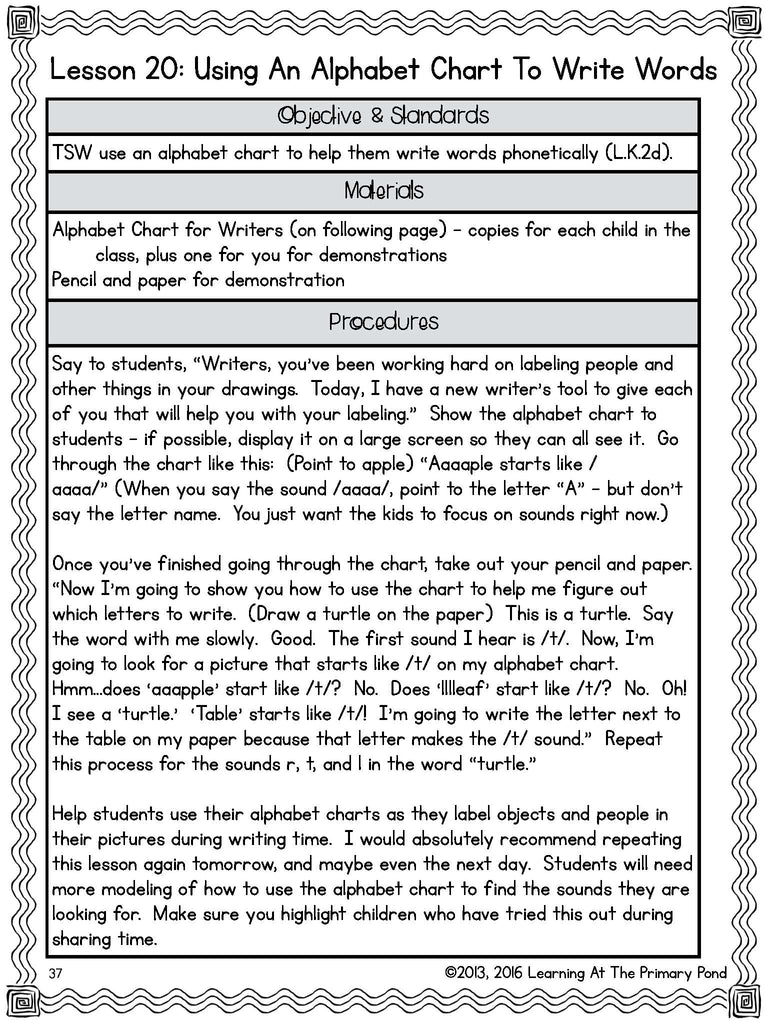 Highlighter Paper (Kindergarten Writing)