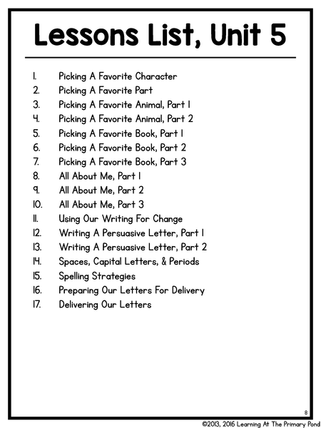 Kindergarten Writing Workshop & Reading Workshop Mega Bundle - learning-at-the-primary-pond