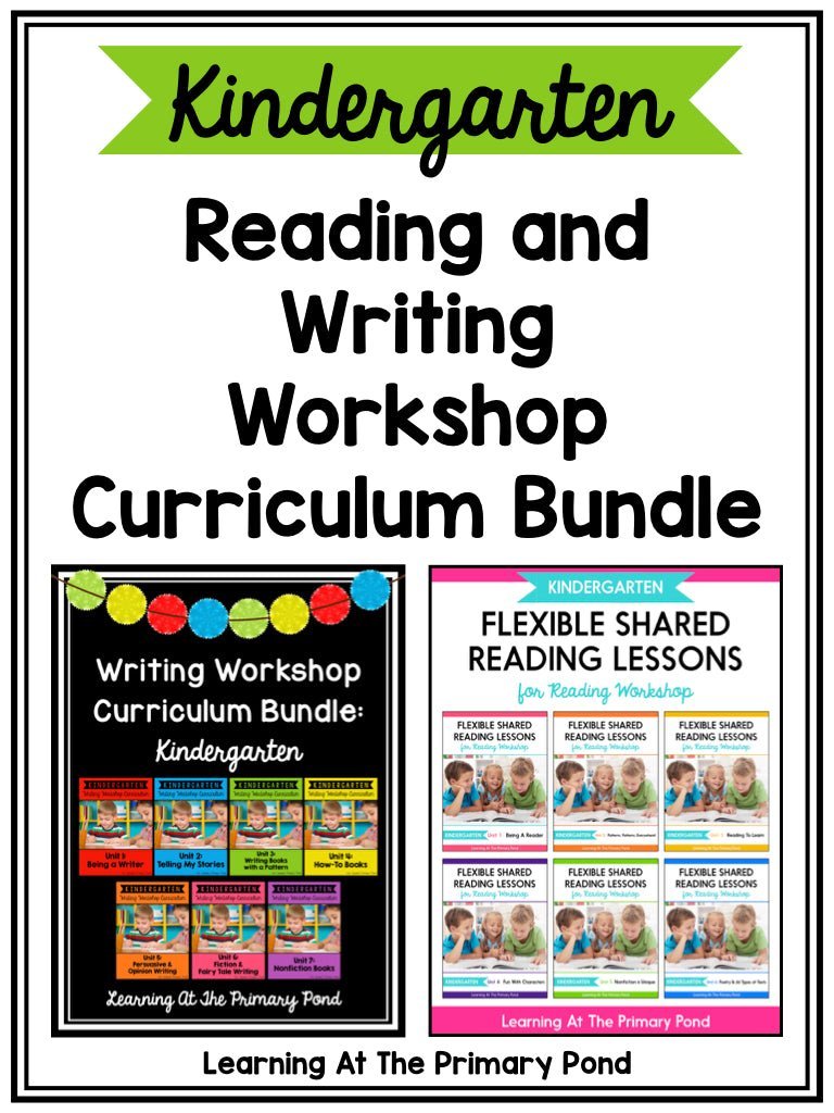 Kindergarten Writing Workshop & Reading Workshop Mega Bundle - learning-at-the-primary-pond