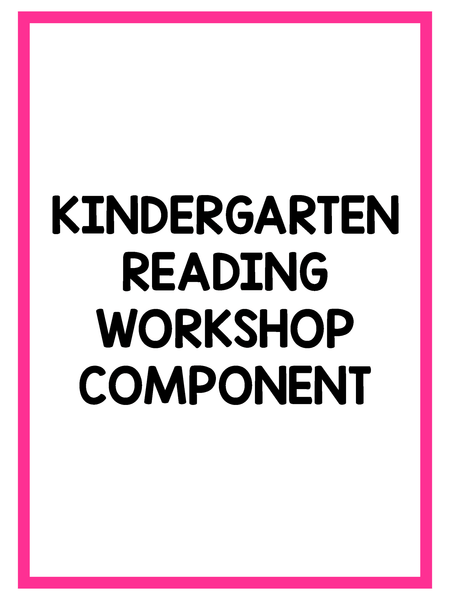Kindergarten Writing Workshop & Reading Workshop Mega Bundle - learning-at-the-primary-pond