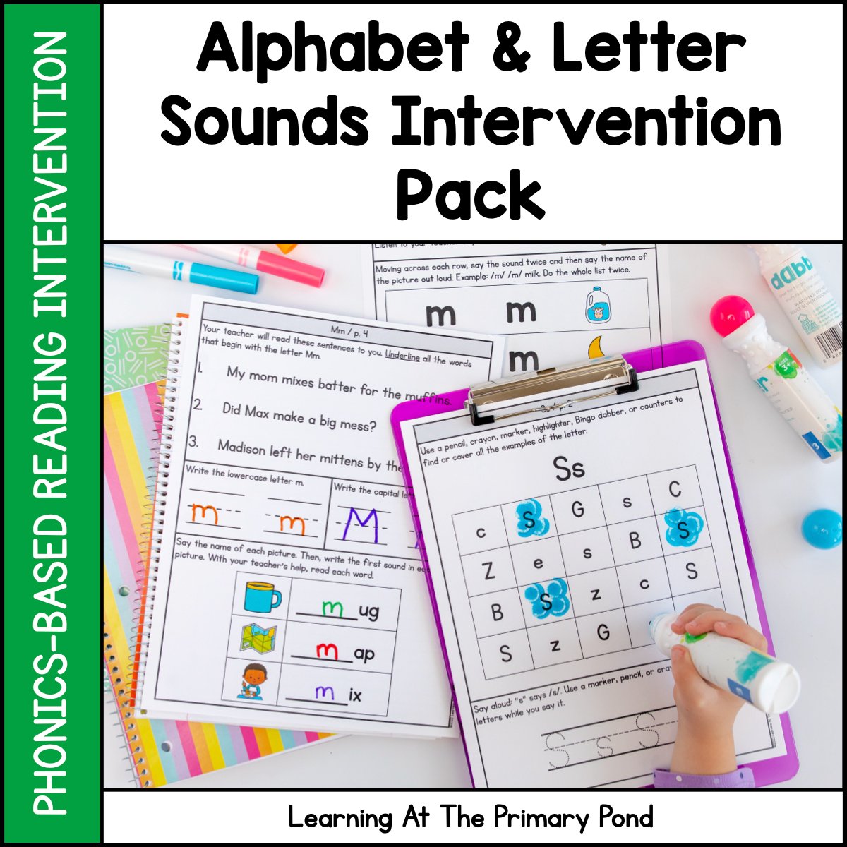 Letters and Sounds Intervention Pack | No-Prep, Phonics-Based Reading Intervention - learning-at-the-primary-pond