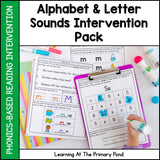 Letters and Sounds Intervention Pack | No-Prep, Phonics-Based Reading Intervention - learning-at-the-primary-pond