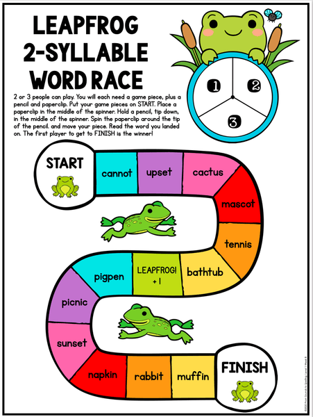 Multisyllabic Words Parent Pack ~ Targeted Skill Pack for K-3 - learning-at-the-primary-pond