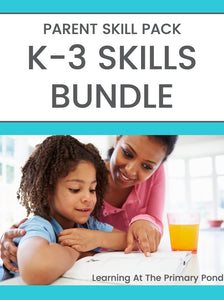 Parent Pack BUNDLE ~ Targeted Skills Packs for K-3 - learning-at-the-primary-pond