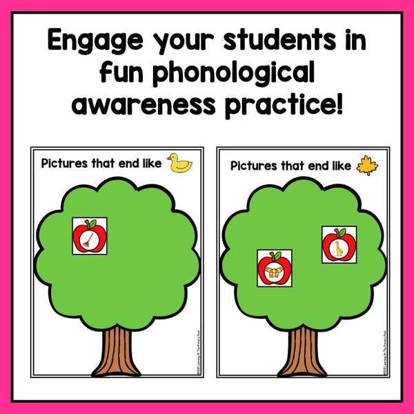 Phonological Awareness Centers for K-2 - learning-at-the-primary-pond